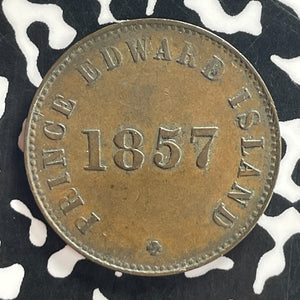 1857 Prince Edward Island Self Government & Free Trade Token Lot#T7945