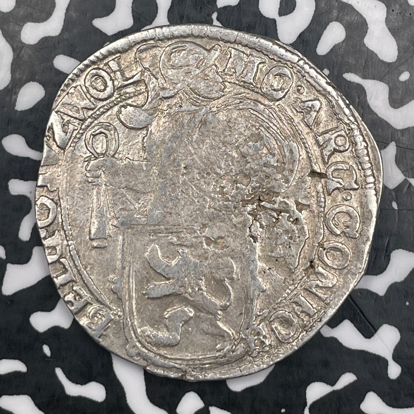 1666 Netherlands Overijssel-Zwolle 1 Leeuwendaalder Lot#JM2045 Silver! DAV-4886