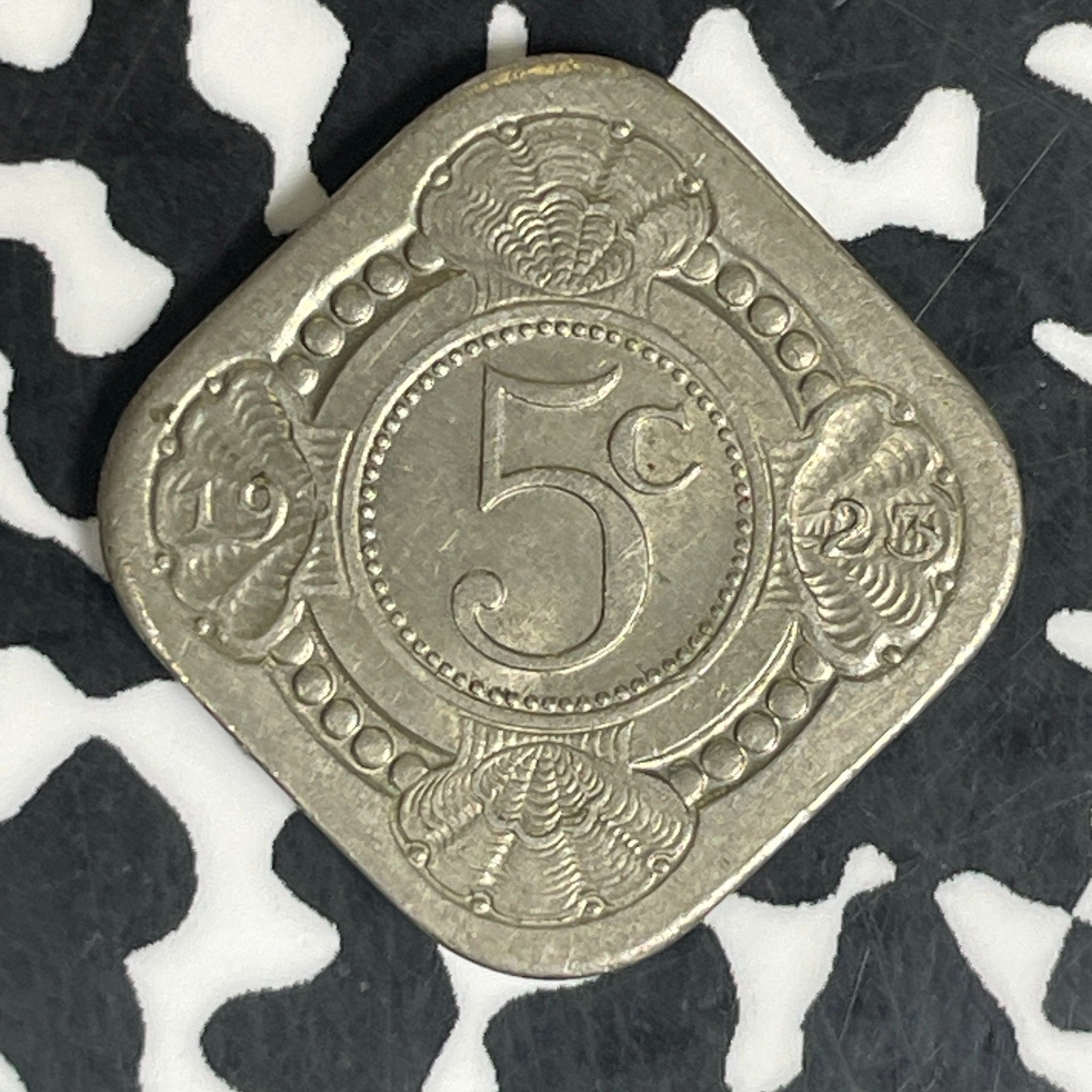 1923 Netherlands 5 Cents Lot#C5992