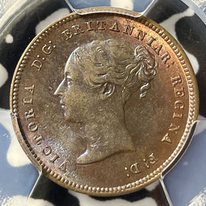 1844 Great Britain 1/2 Half Farthing PCGS AU58 Lot#G7997 S-3951