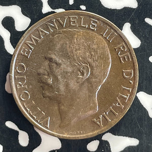 1934-R Italy 10 Centesimi Lot#T7607 High Grade! Beautiful!