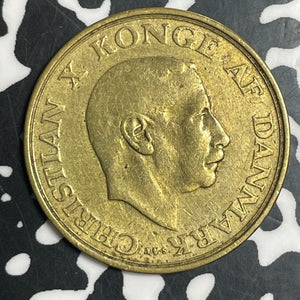 1943 Denmark 1 Krone Lot#T2779