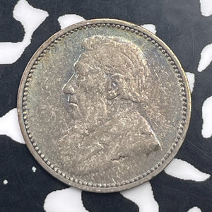 1893 South Africa 3 Pence Threepence Lot#C1395 Silver!