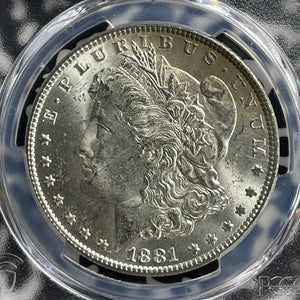 1881 U.S. $1 Morgan Dollar PCGS MS63 Lot#G571 Silver! Choice UNC!
