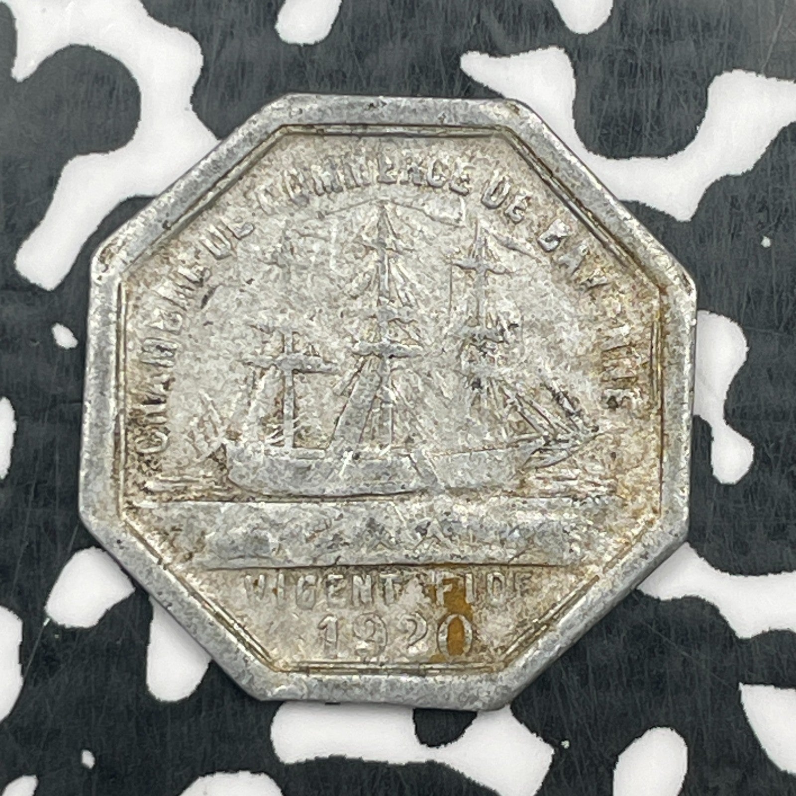 1920 France Bayonne 25 Centimes Notgeld Lot#N1095