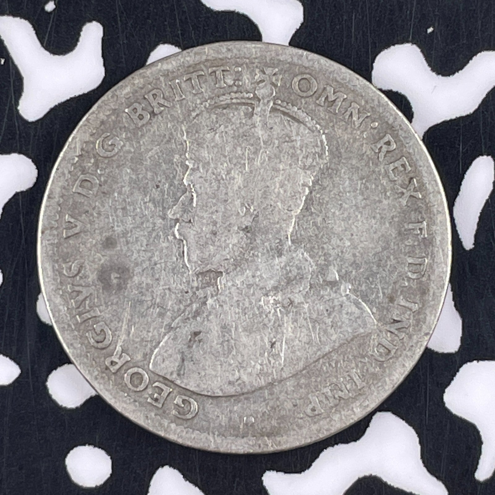 1916-M Australia 1 Shilling Lot#F2669 Silver!