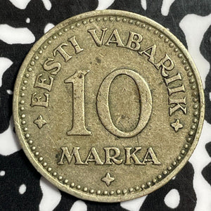 1925 Estonia 10 Marka Lot#E3789