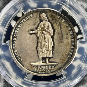 1870 Sweden Erik Gustaf Geijer Medal PCGS MS63 Lot#G1009 Silver! Olsen-191