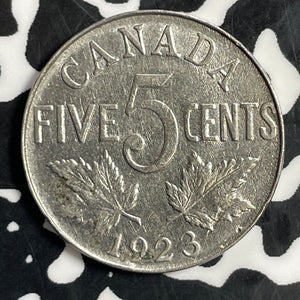 1923 Canada 5 Cents Lot#T0962 Nice!