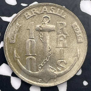 1936 Brazil 100 Reis Lot#C0971 High Grade! Beautiful!