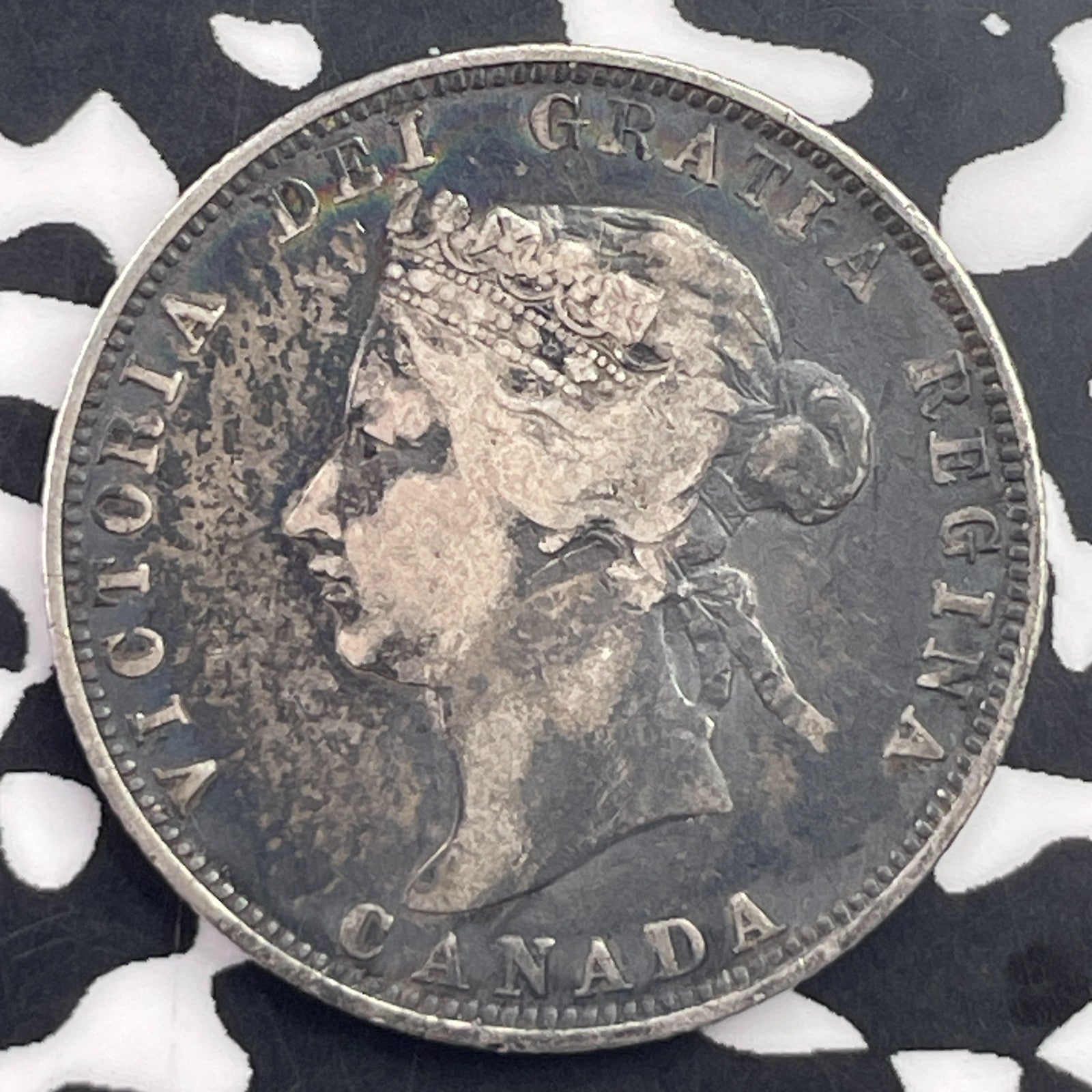 1872-H Canada 25 Cents Lot#C1976 Silver!
