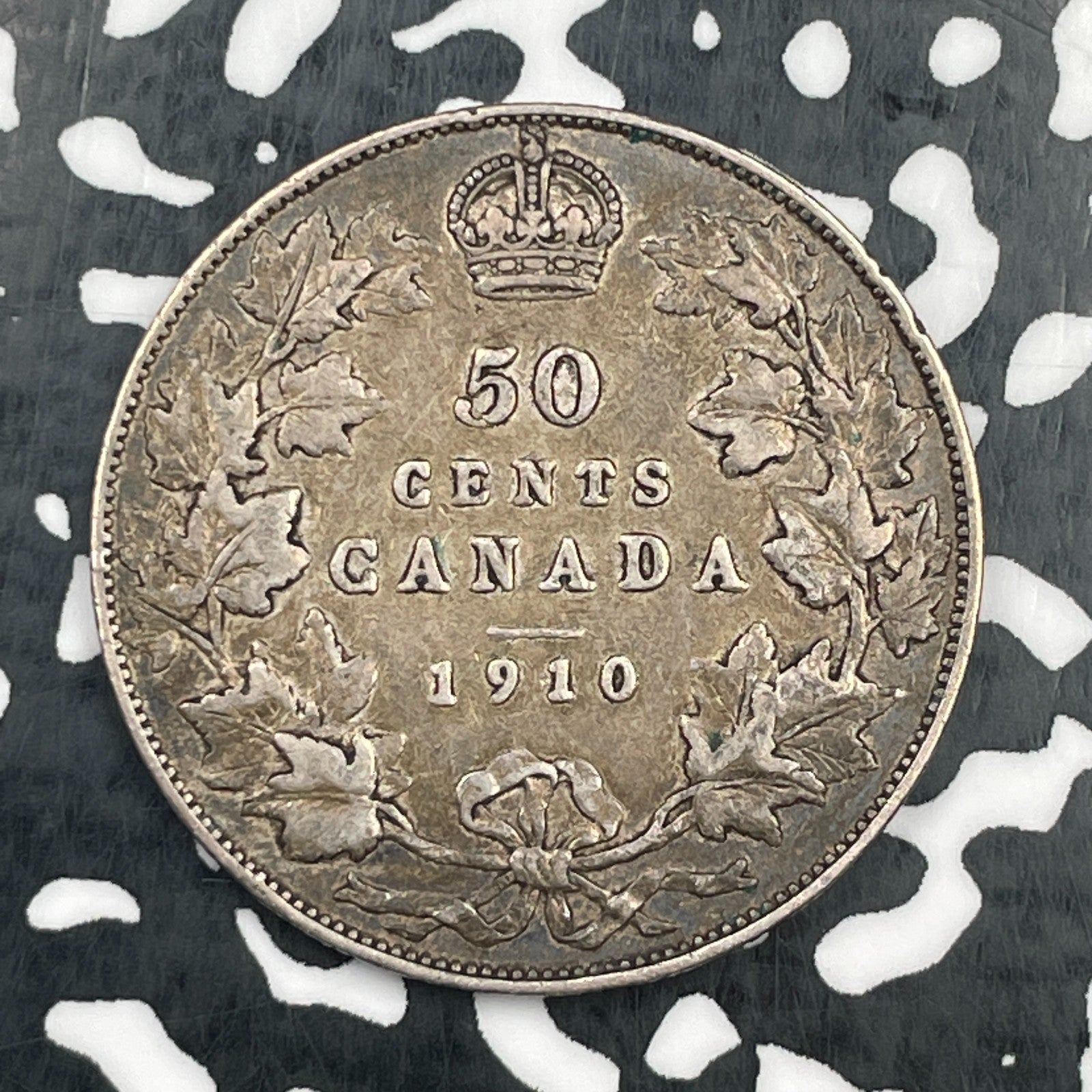 1910 Canada 50 Cents Lot#JM1954 Silver!