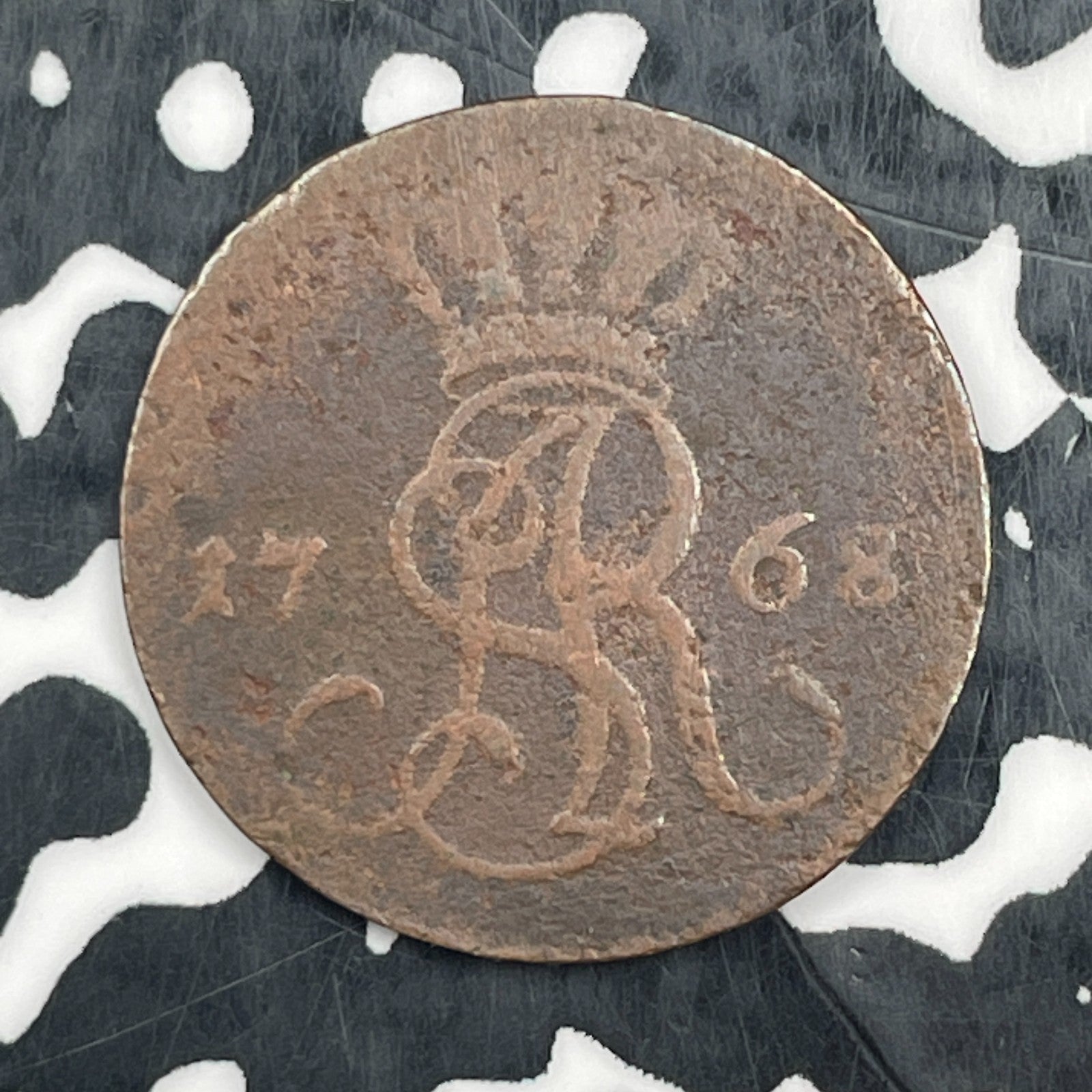 1768 Poland 1 Grosz Lot# N3932 KoP-2187