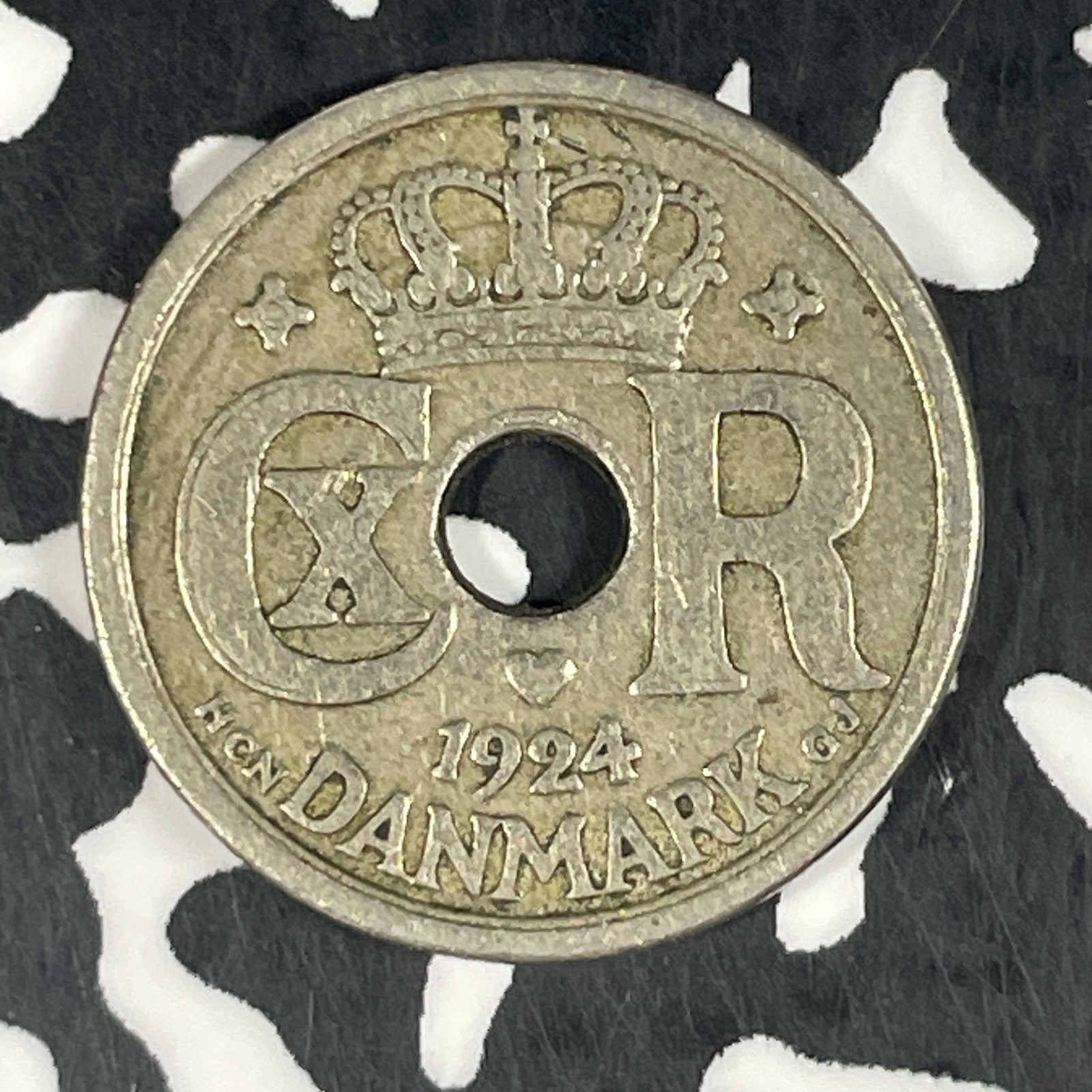 1924 Denmark 10 Ore Lot#C6393