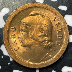 1930 Cape Verde 10 Centavos Lot#MK169 High Grade! Beautiful!