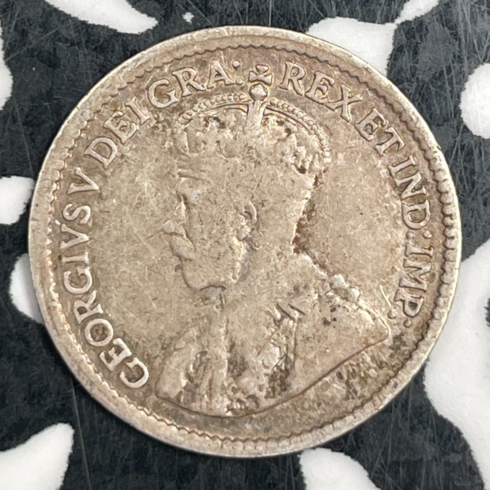 1919-C Newfoundland 5 Cents Lot#F5285 Silver!