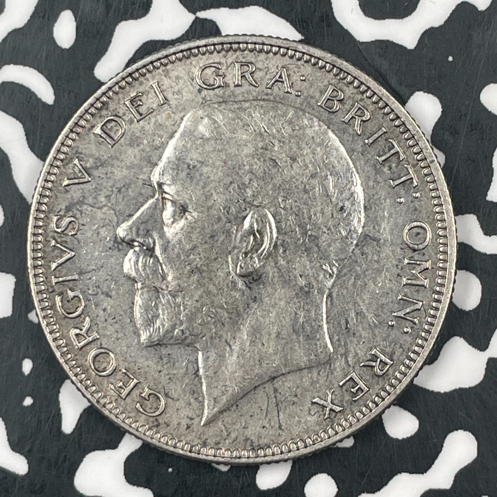 1936 Great Britain 1/2 Crown Half Crown Lot#F5566 Silver! Nice!