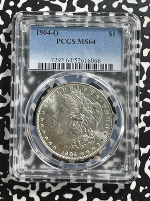 1904-O U.S. $1 Morgan Dollar PCGS MS64 Lot#G434 Silver! Choice UNC!