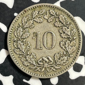 1882-B Switzerland 10 Rappen Lot#E7446