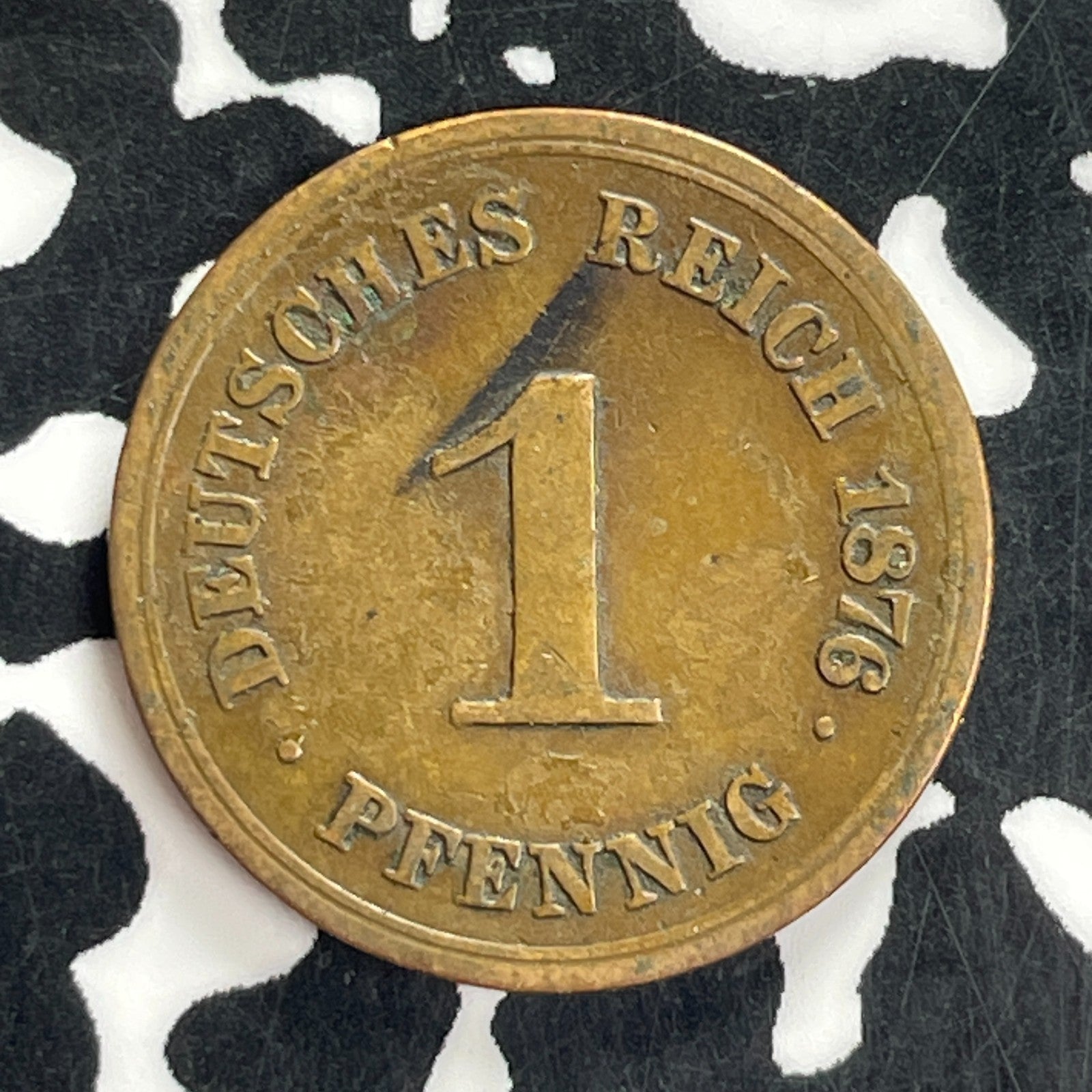 1876-F Germany 1 Pfennig Lot#C3914