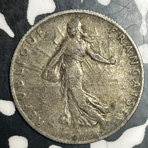 1909 France 50 Centimes Lot#T3279 Silver!