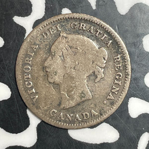 1880-H Canada 5 Cents Lot#T2711 Silver!
