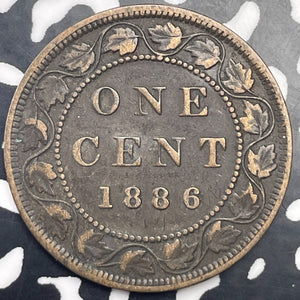 1886 Canada Large Cent Lot#C1355 Nice!