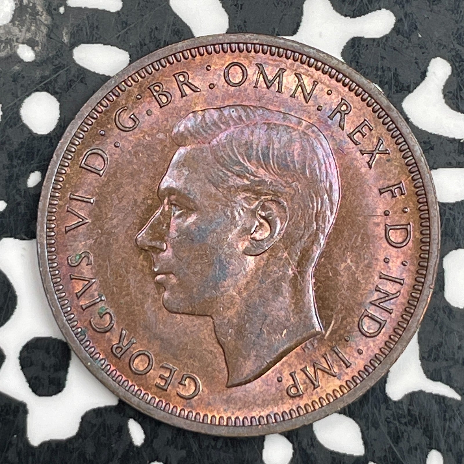 1942 Great Britain 1/2 Penny Lot#N1972 High Grade! Beautiful!