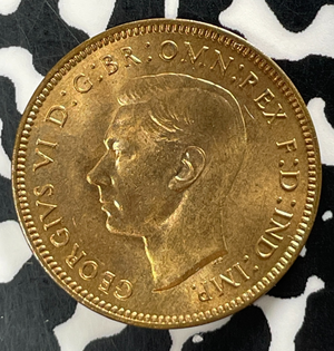 1939 Great Britain Farthing Lot#T4273 High Grade! Beautiful!