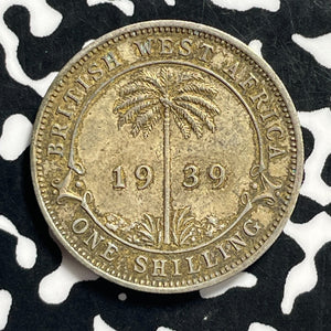 1939 British West Africa 1 Shilling Lot#C0467