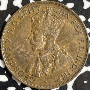 1923 Australia 1 Penny Lot#D8687
