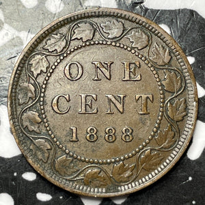 1888 Canada Large Cent Lot#D7404 Nice!