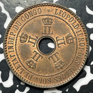 1888/7 Belgian Congo 5 Centimes Lot#MK210