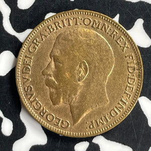 1917 Great Britain Farthing Lot#T6814 Nice!