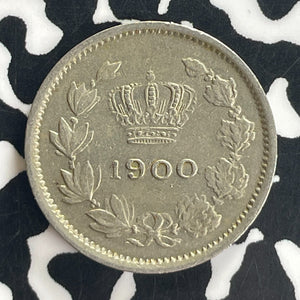 1900 Romania 5 Bani Lot#T8006 Nice!