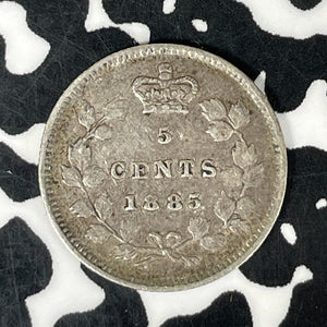 1885 Canada 5 Cents Lot#JM9407 Silver! Nice! Better Date