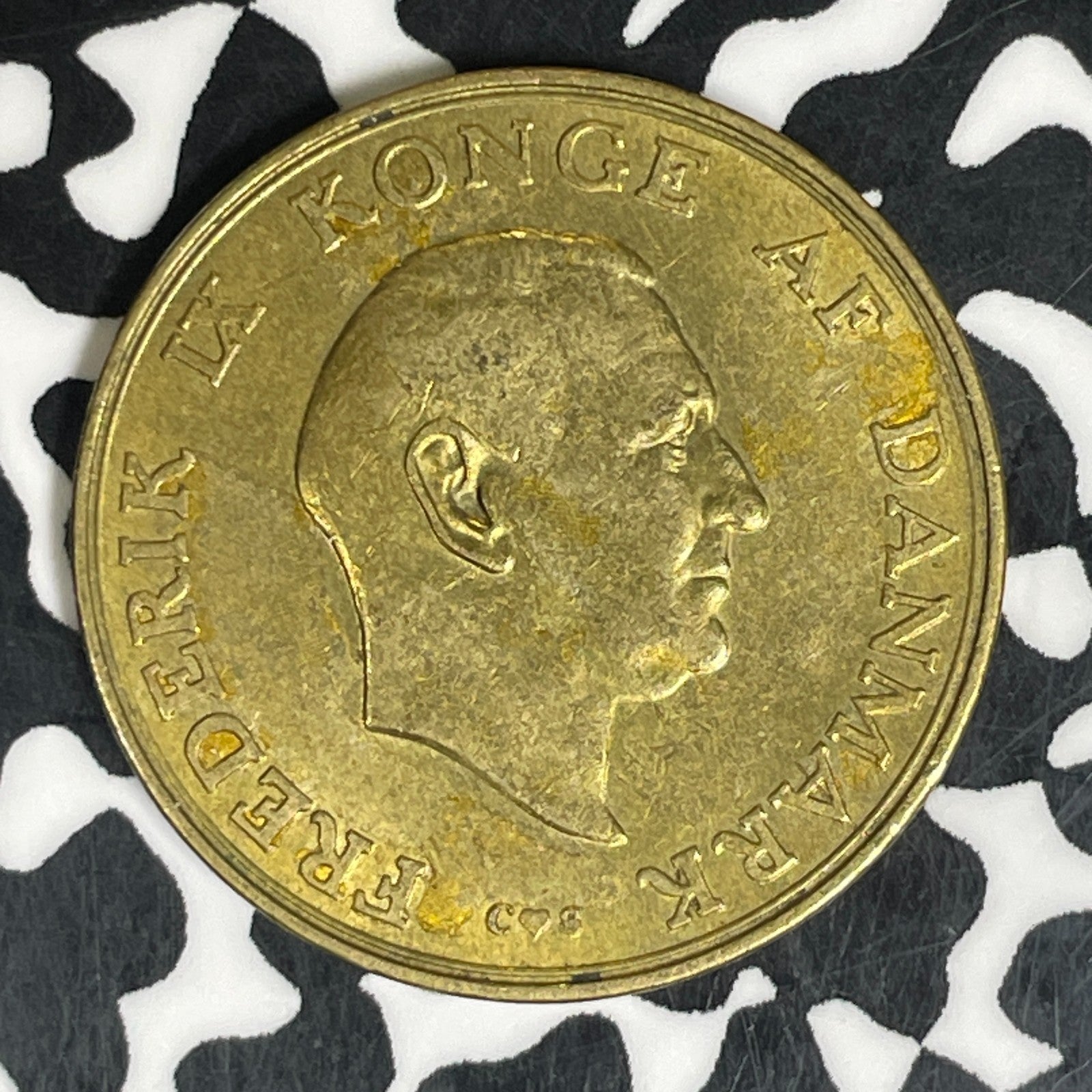 1956 Denmark 1 Krone Lot#C6218
