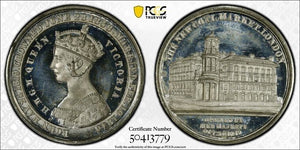 1849 G.B. Victoria New Coal Exchange Opening Medal PCGS SP64 Lot#G9063 BHM-2356