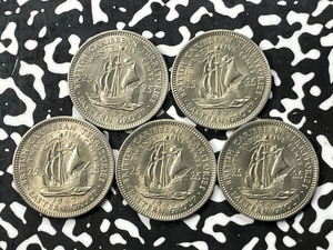 1962 Eastern Caribbean Terr. 25 Cents (5 Available) High Grade! (1 Coin Only)