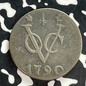 1790 Netherlands East Indies Gelderland 1 Duit Lot#T7475