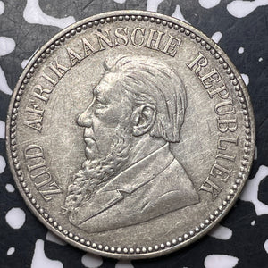 1897 South Africa 2 1/2 Shillings Lot#JM8954 Silver! Nice!
