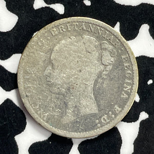 1885 Great Britain 3 Pence Threepence Lot#T9434 Silver!