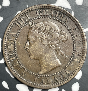 1887 Canada Large Cent Lot#T9356 Nice!