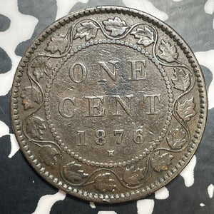 1876-H Canada Large Cent Lot#E7318