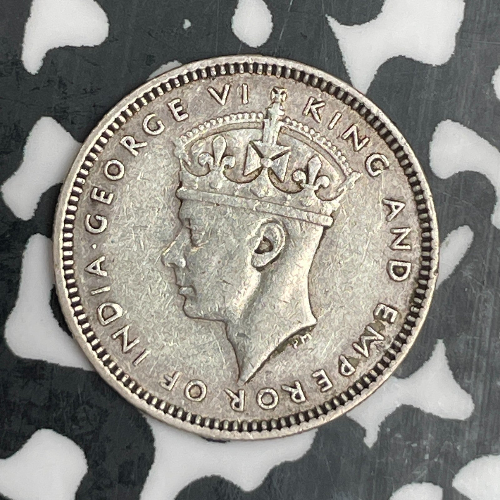 1944 British Honduras 10 Cents Lot#N0287 Silver!