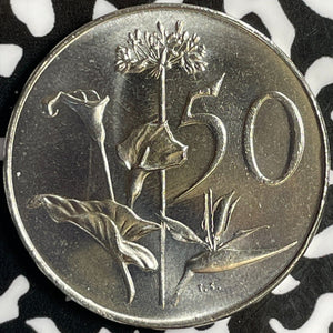 1967 South Africa 50 Cents Lot#D8200 High Grade! Beautiful!