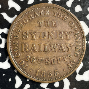 1855 Australia Sydney Hanks & Lloyd 1 Penny Token Lot#E1407