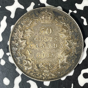 1919 Canada 50 Cents Lot#JM9408 Silver! Nice!