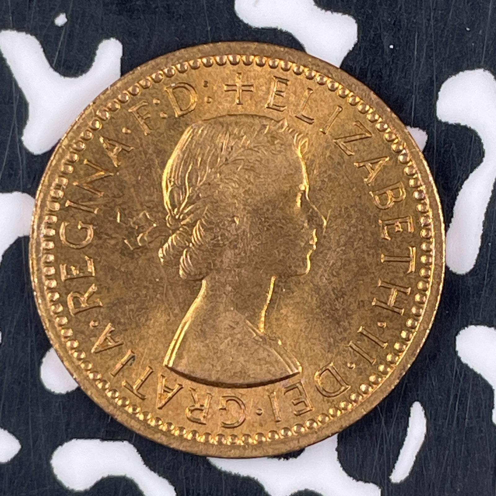 1955 Great Britain Farthing Lot#F3674 High Grade! Beautiful!