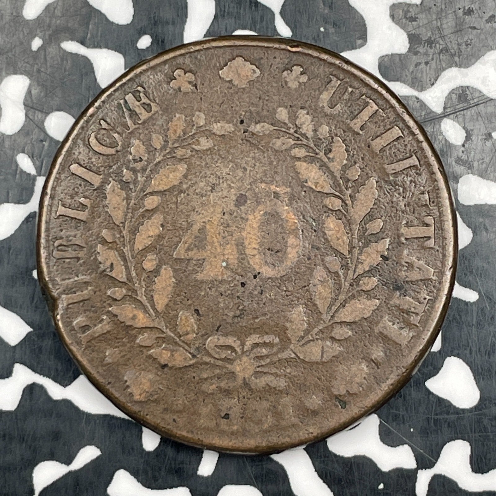 1831 Portugal 40 Reis Lot#N3201
